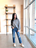 Scuba Relaxed Crop Sweatshirt