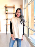Vest Pullover in Bone