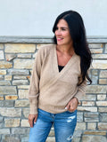 Wrap Sweater - Camel