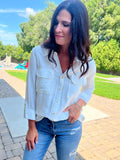 Tab Sleeve Button Down Shirt