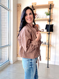 Pocket Utility Jacket in Cocoa