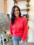 Relaxed Scuba Sweatshirt - Coral