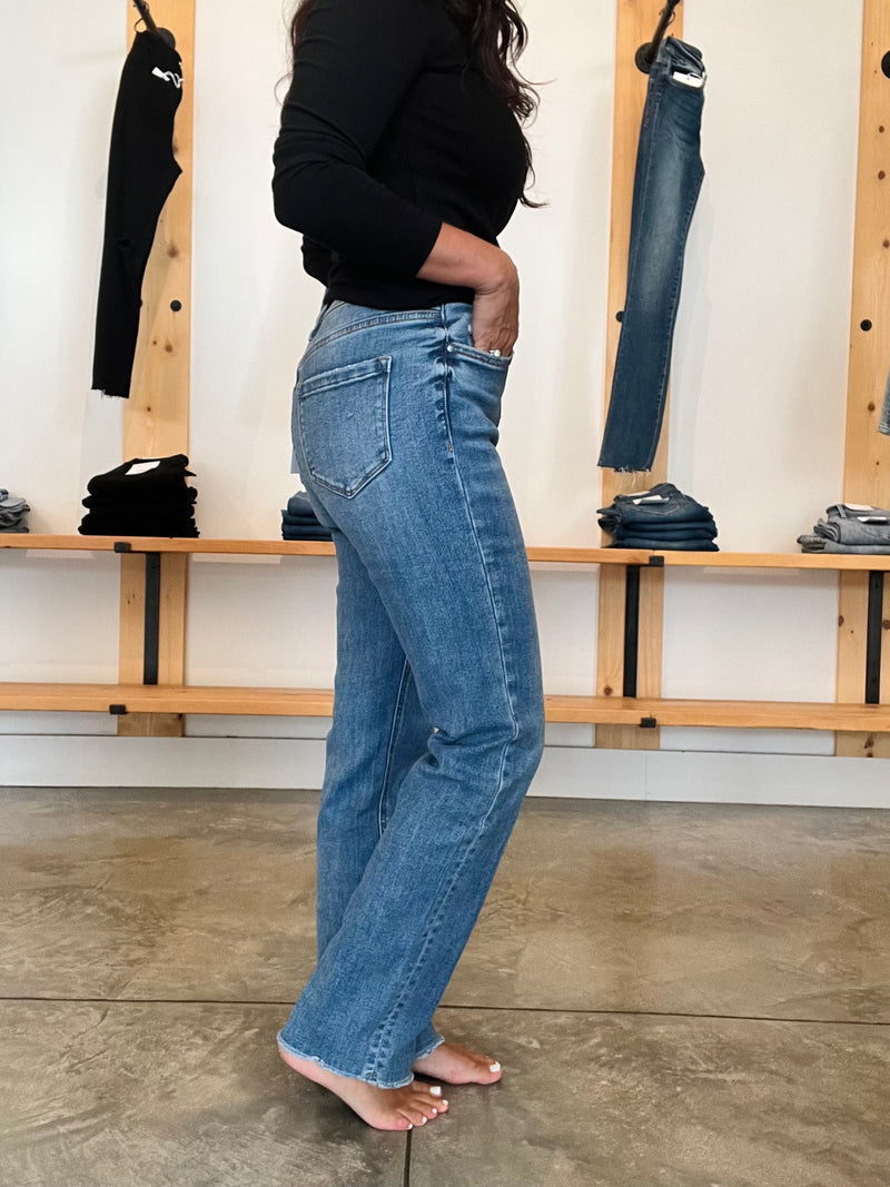 Mica High Rise Straight Leg Jeans