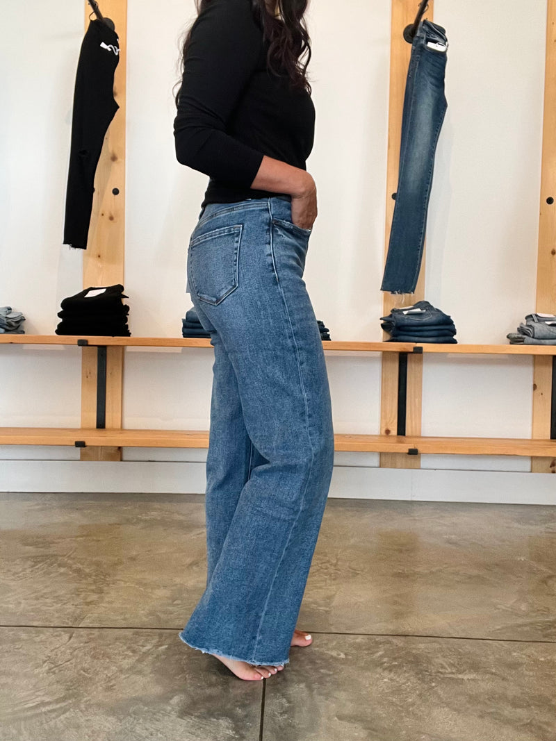 Mica High Rise Wide Leg Jeans