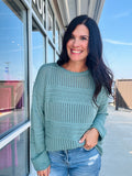 Crochet Sweater - Jade