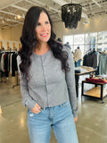 Button Up Cardi - Gray