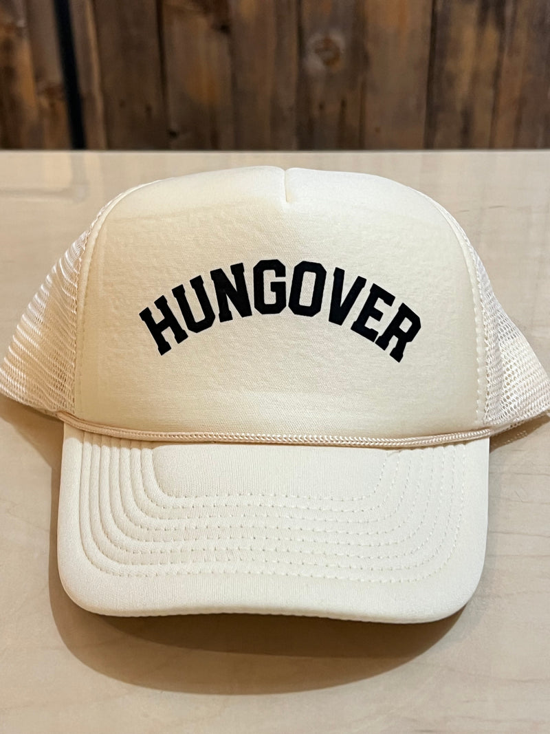 Hungover Trucker Hat - Solid Tan