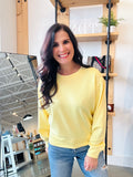 Relaxed Scuba Sweatshirt - Creamy Yellow