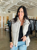 Puffer Vest - Cement
