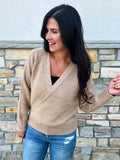 Wrap Sweater - Camel