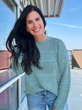 Crochet Sweater - Jade