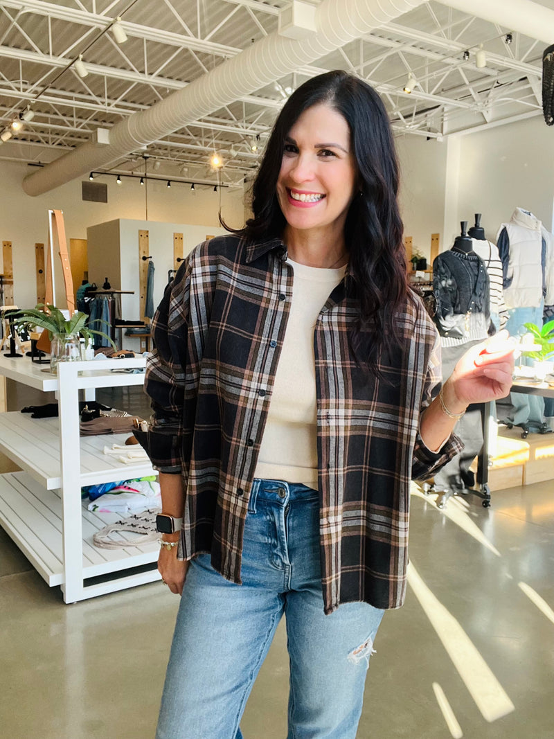 Flannel Black Multi