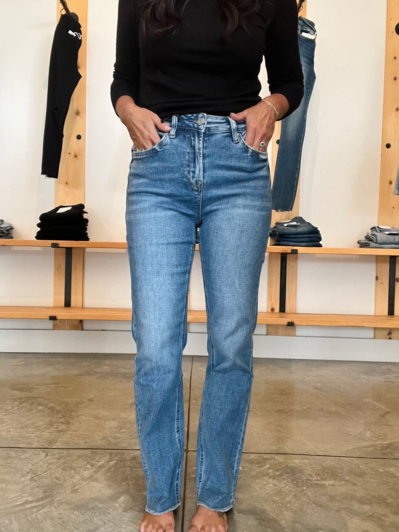 Mica High Rise Straight Leg Jeans