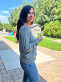 Modal Dolman Top - Heather Gray
