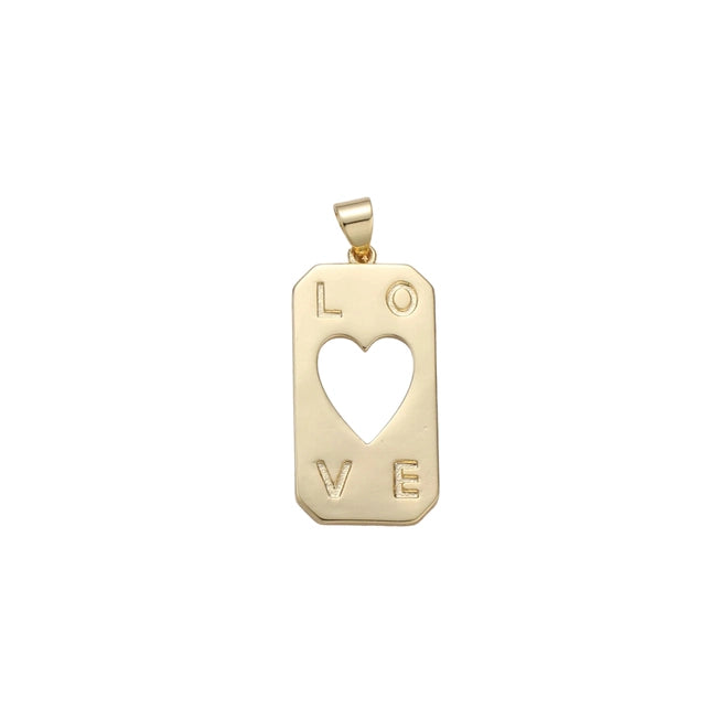 Charm Bar - Love Card Charm