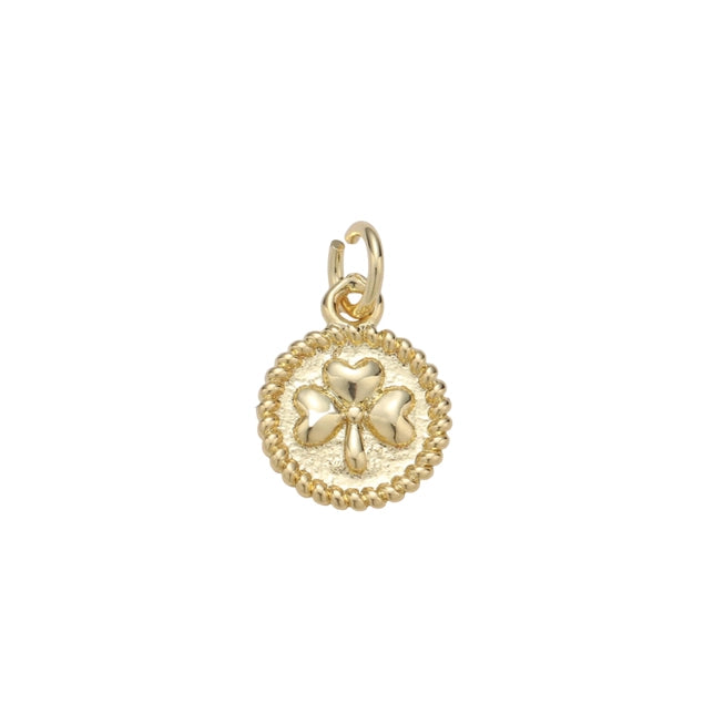 Charm Bar - Mini Clover Coin Charm