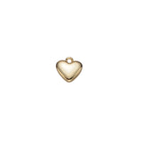 Charm Bar - Mini Gold Heart Coin Charm