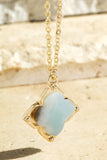 Clover Necklace - Amazonite