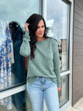Slub Yarn Sweater - Spruce