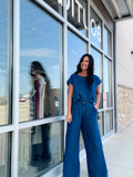 Dark Chambray Top