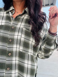 Flannel Olive Multi
