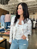 Floral Pointelle Cardi and Cami Set