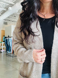 Cozy Open Cardi - Mocha