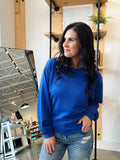 Relaxed Scuba Sweatshirt - Cobalt