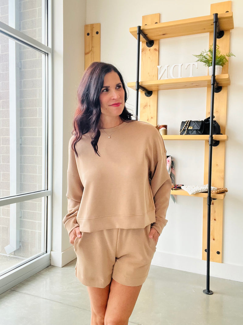 Laguna Lounge Shorts: NATURAL