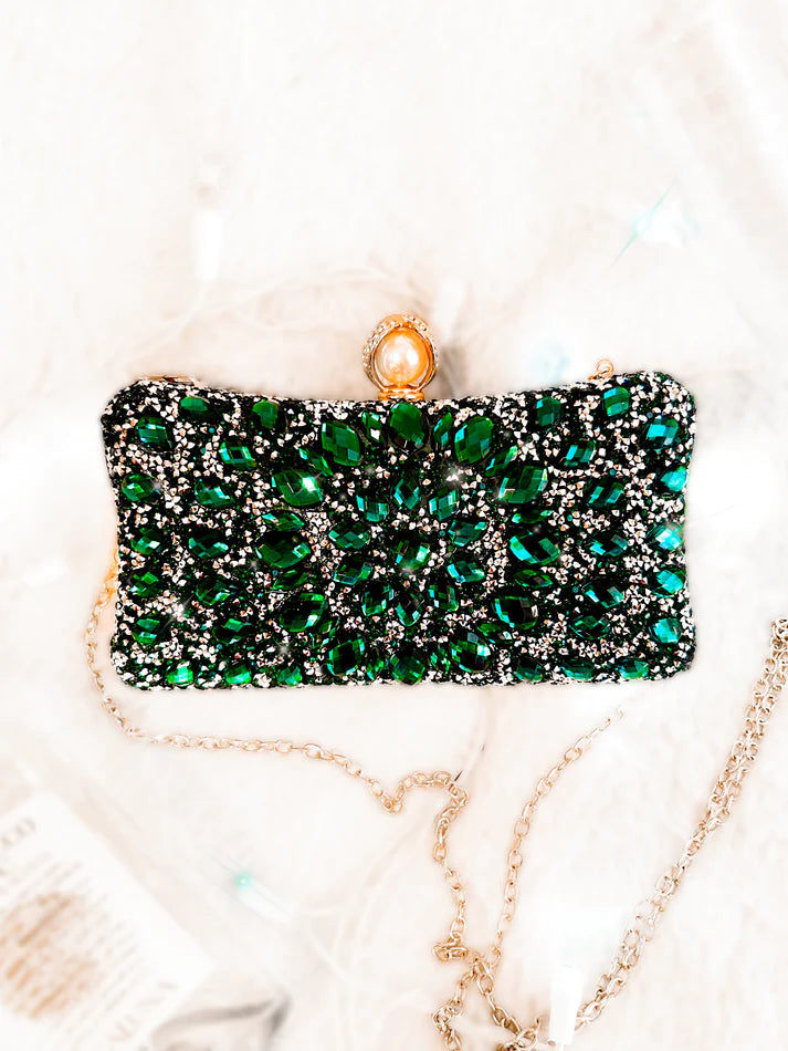 Showstopper Bejewled Clutch