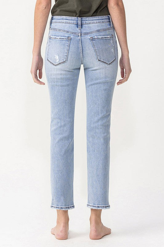 Lovervet Mid Rise Straight Leg Denim