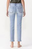 Lovervet Mid Rise Straight Leg Denim