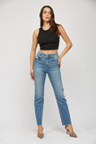 Mica High Rise Straight Leg Jeans
