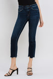 Vervet Mid Rise Crop Slim Straight