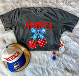 America Retro Cherry T-shirt