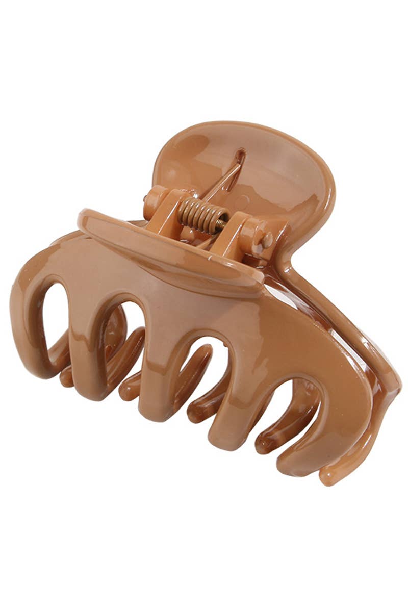 2.76"HAIR CLAW CLIP CARAMEL