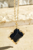 Clover Necklace - Black