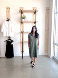 Bamboo Mini Length Dress
