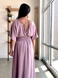 Wrap Maxi Dress in Lavender