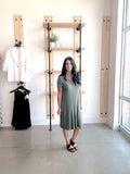 Bamboo Mini Length Dress