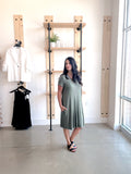 Bamboo Mini Length Dress