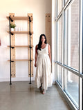 Light Sage Sweater Tank Maxi Dress