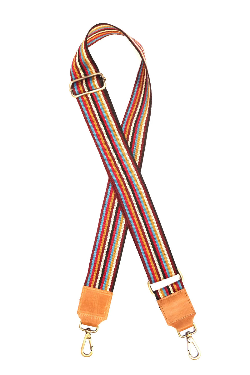 Multicolored Stripe Adjustable Bag Strap