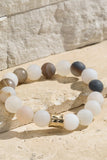 Natural Stone Beaded Stretch Bracelet