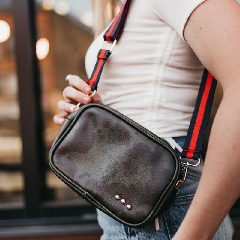 Carlie Camo Crossbody