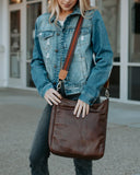 Brown and Rust Stripe Adjustable Bag Strap