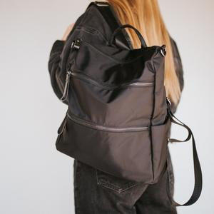 Nori Nylon Backpack Black