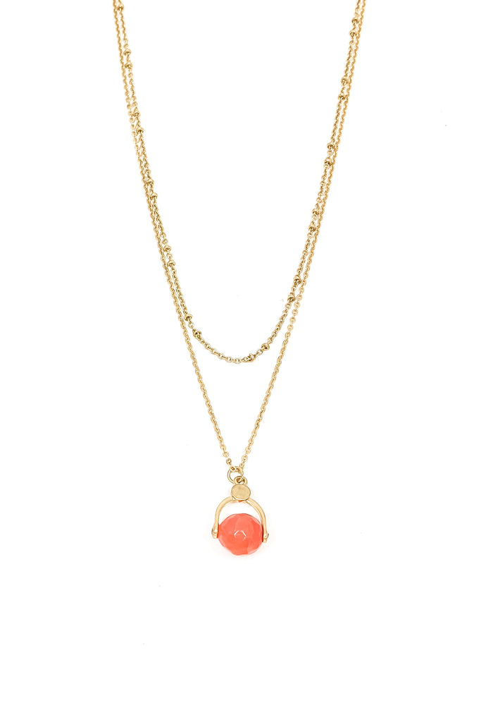 India Necklace - Pink