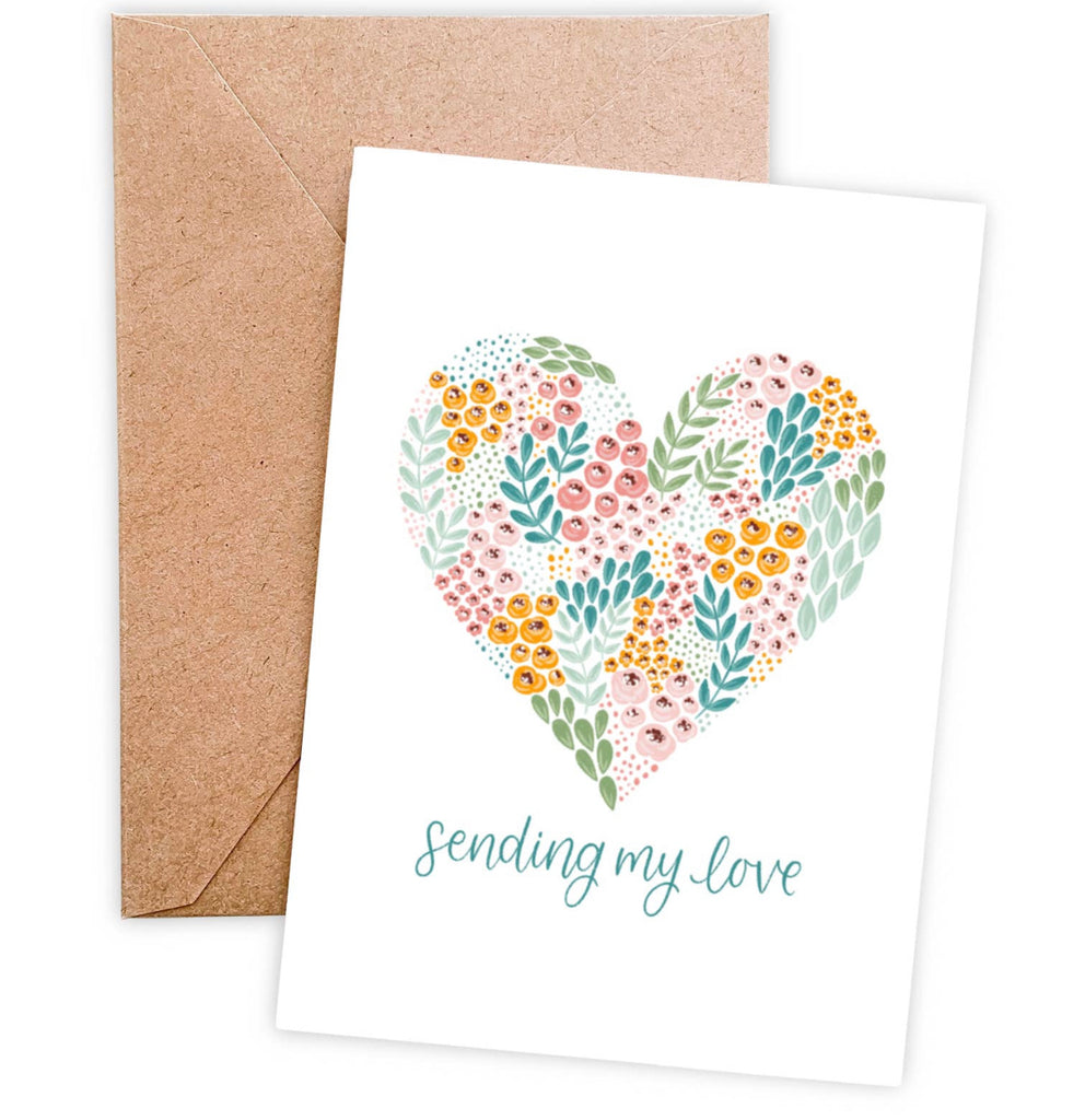 Sending My Love - Greeting Card