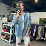 Big Pocket Denim Shirt